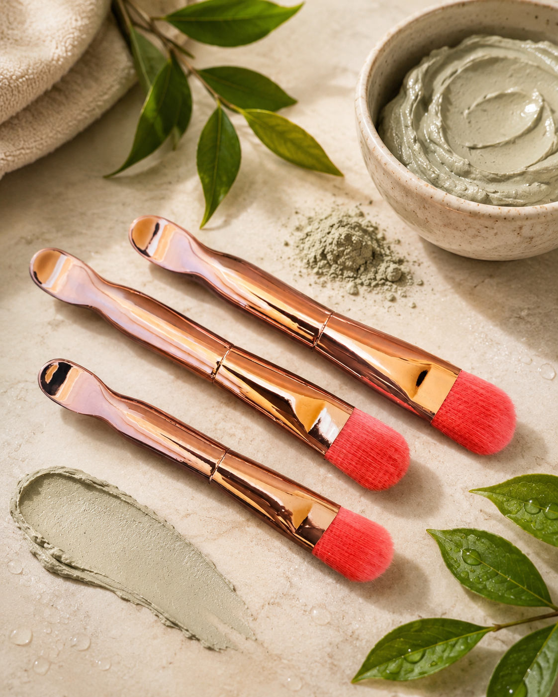Super Soft Double Ended Face Mask Brush