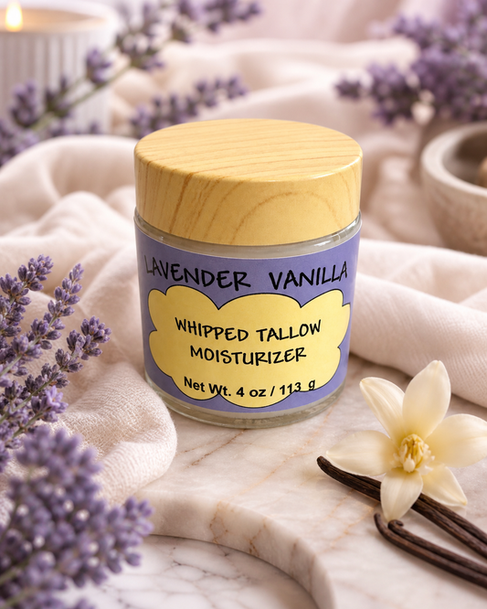 Lavender Vanilla Whipped Tallow Moisturizer